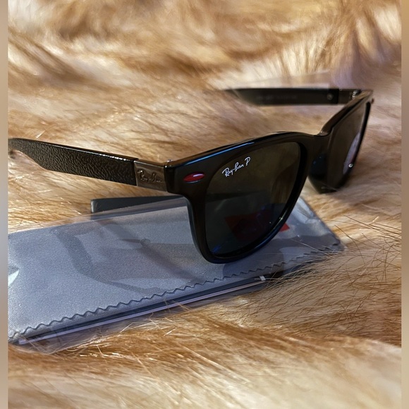 Rayban Scuderia Ferrari sunglasses RB4195-F 52-20 145 - Picture 3 of 9